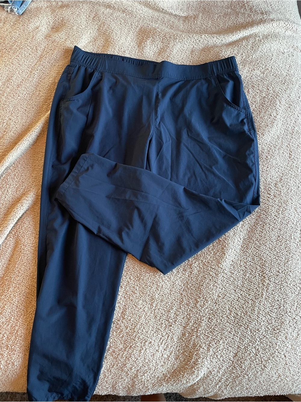 Eddie Bauer Dark Navy Pull-On Pants